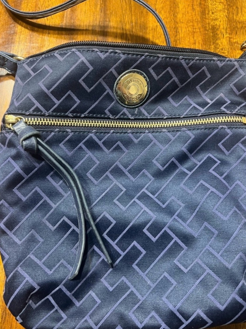 Tommy Hilfiger Navy Crossbody Bag - Picture 2 of 4